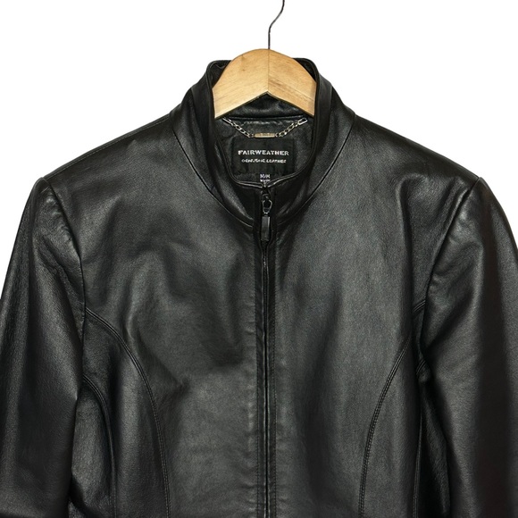 Stunning 100% Genuine Leather Vintage  Black Jacket - Picture 7 of 12